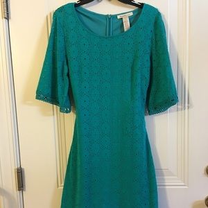 Teal Laundry by Design Knee Length Dress